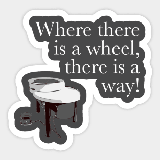 Pottery Wheel Power Sticker